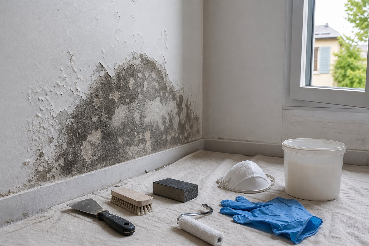 Anti-moisissure ou peinture anti-humidité : limites