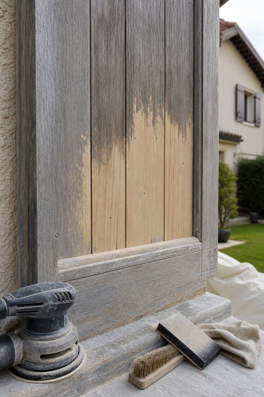 Bois grisé avant peinture : quelle préparation prévoir