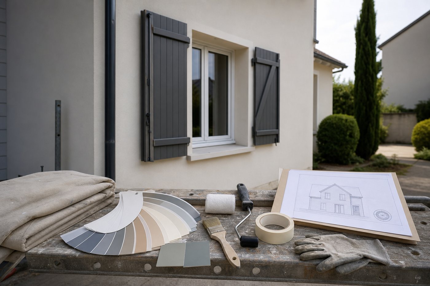 Changer la couleur de ses volets : quelle autorisation ?