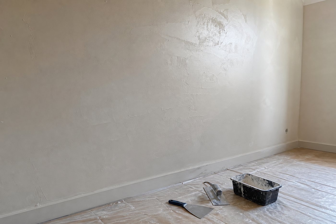 Combien de couches d'enduit de lissage faut-il
