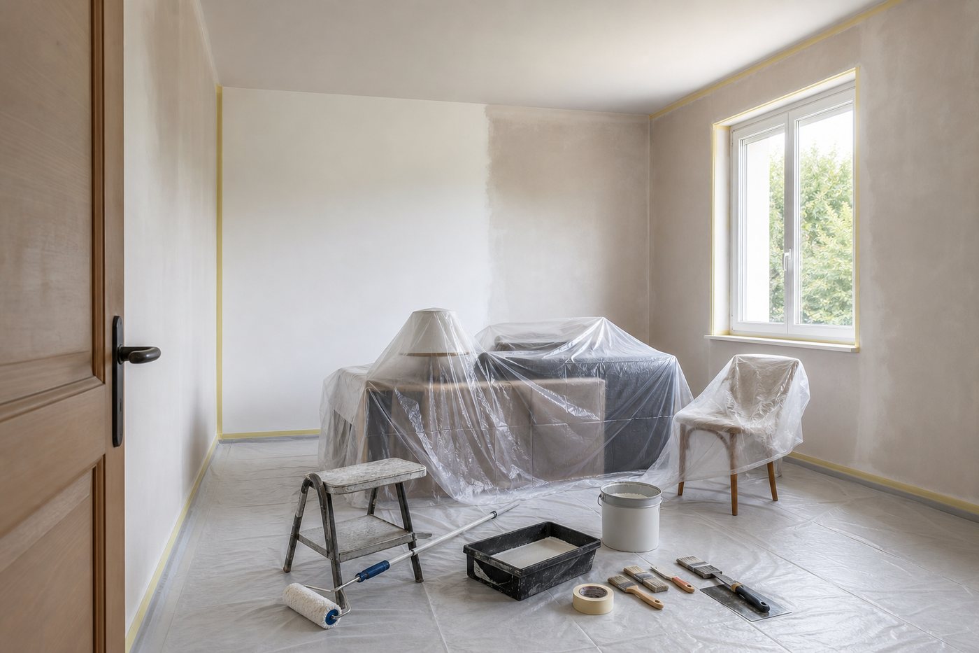 Combien de temps pour repeindre une pièce de 20 m2