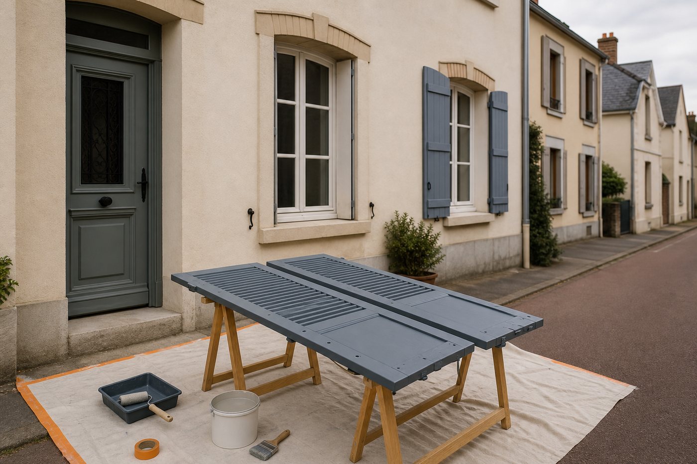 Couleur de volets et urbanisme au Mans