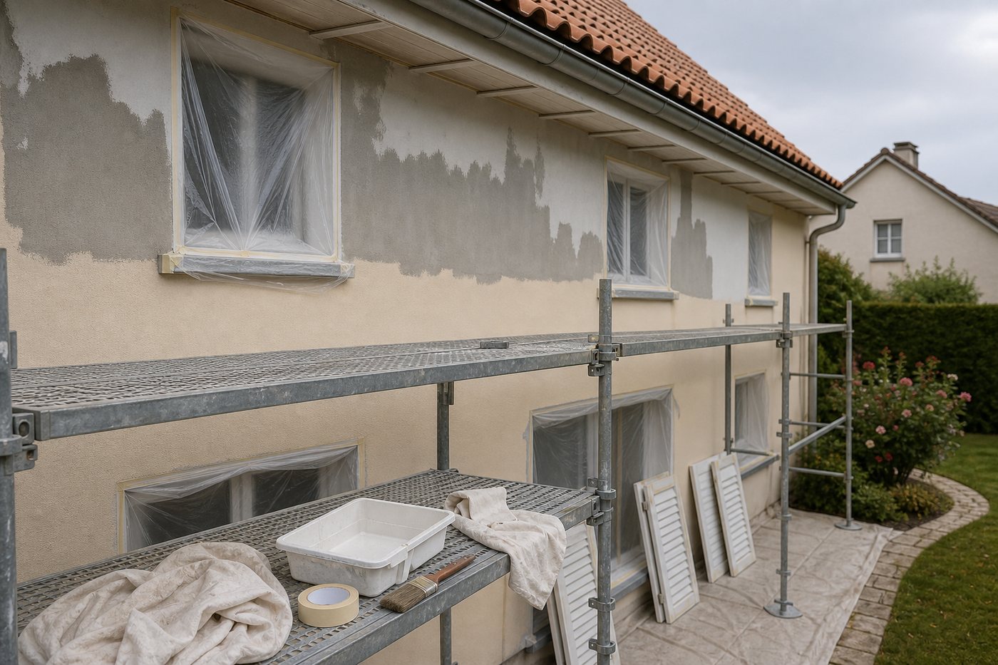 Dans quel ordre repeindre l'extérieur d'une maison