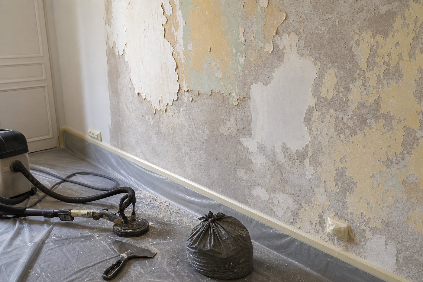 Devis décapage peinture mur : les points à comparer