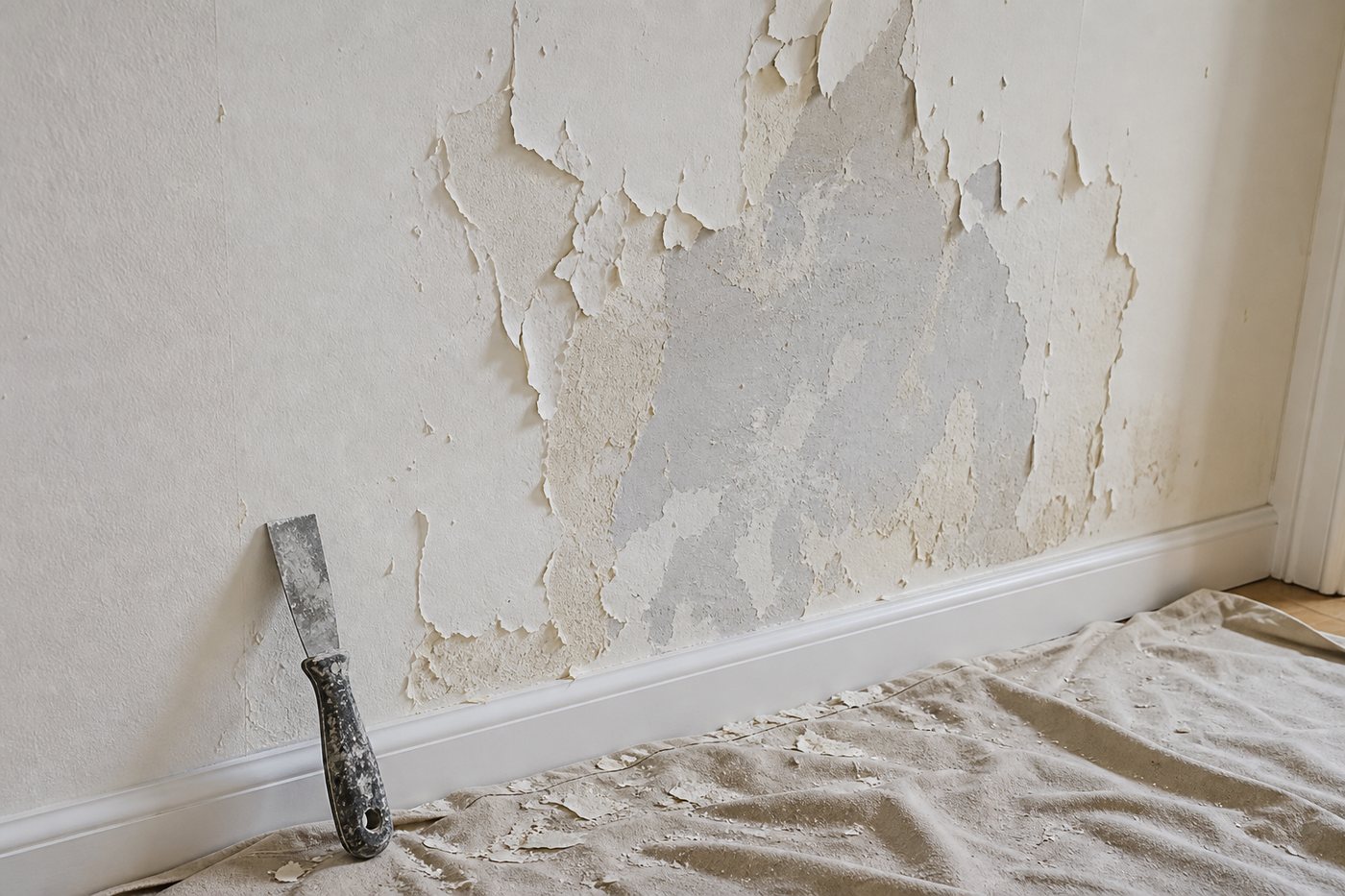Enlever une peinture glycéro sur un mur : quelle méthode