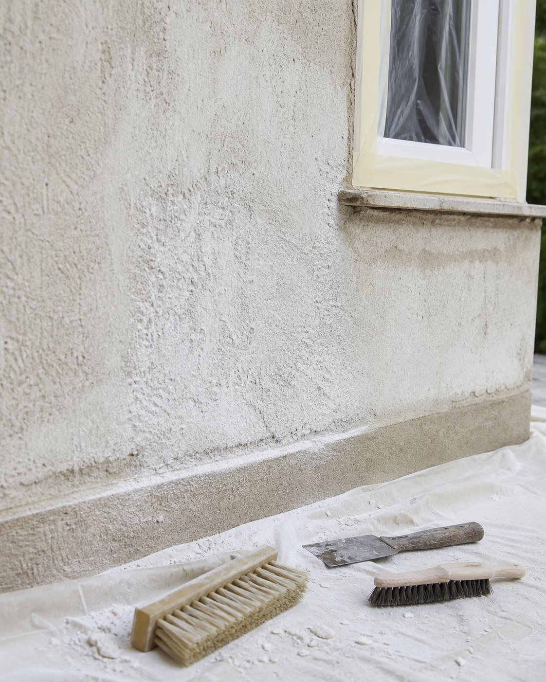 Façade poudreuse avant peinture : comment la contrôler