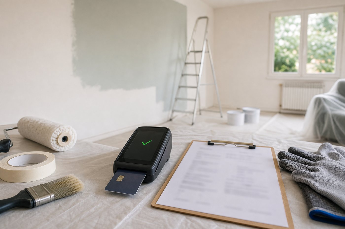 Faut-il verser un acompte à un peintre avant le chantier