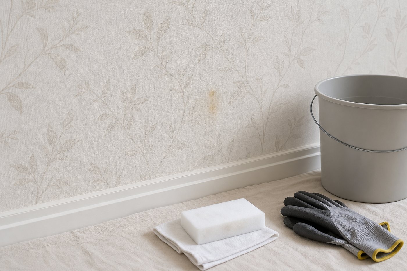 Comment nettoyer du papier peint taché sans l'abîmer