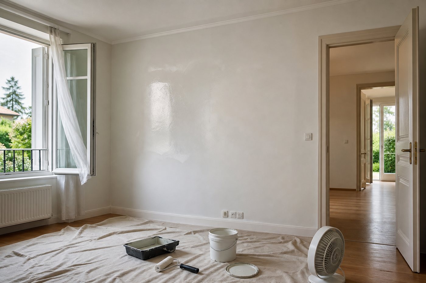 Odeur de peinture qui persiste dans une pièce : que faire