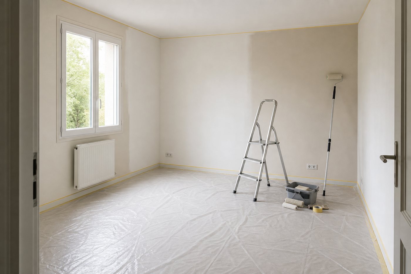 Peindre avant ou après avoir emménagé dans son logement