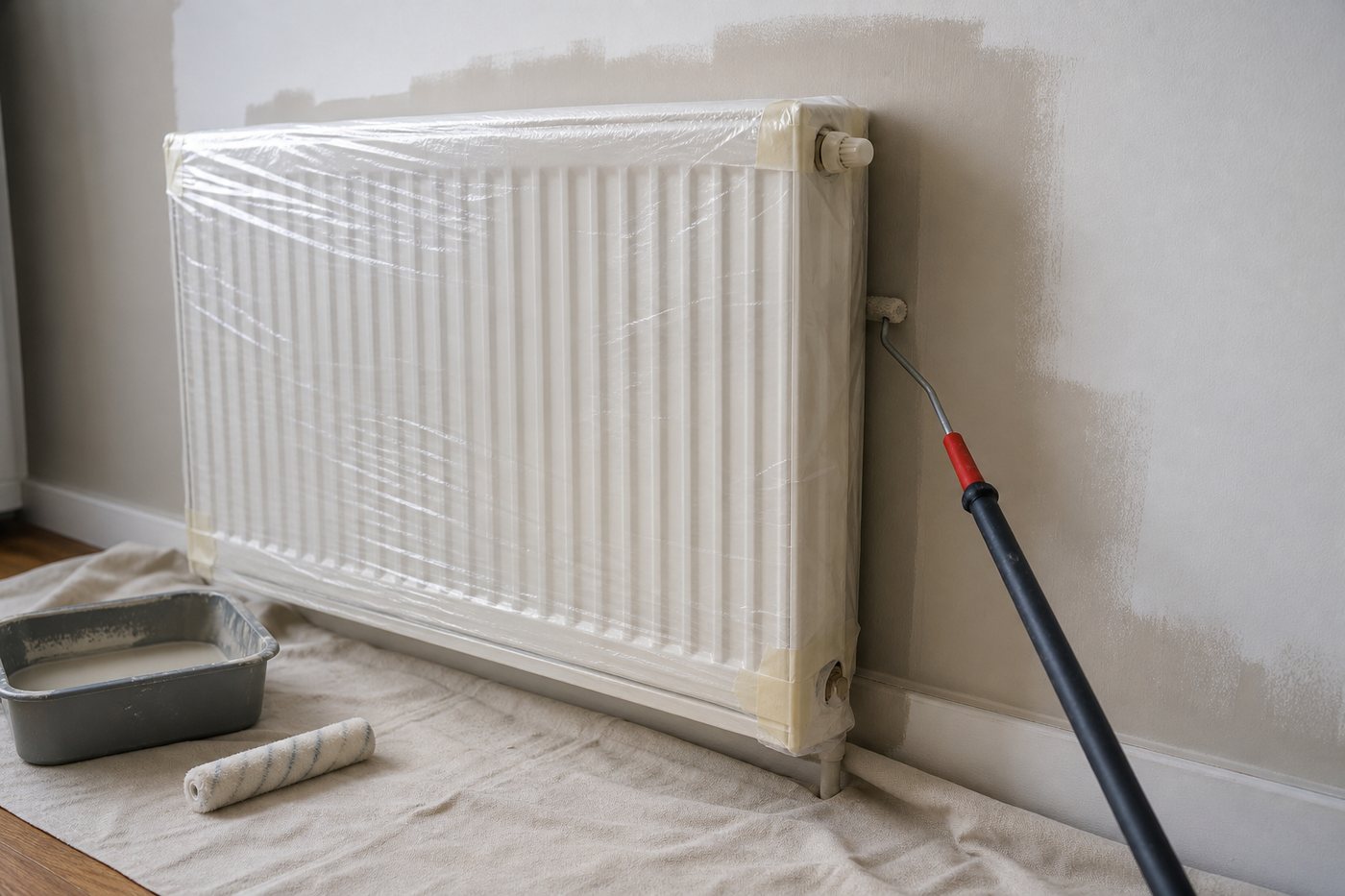 Peindre derrière un radiateur sans le démonter