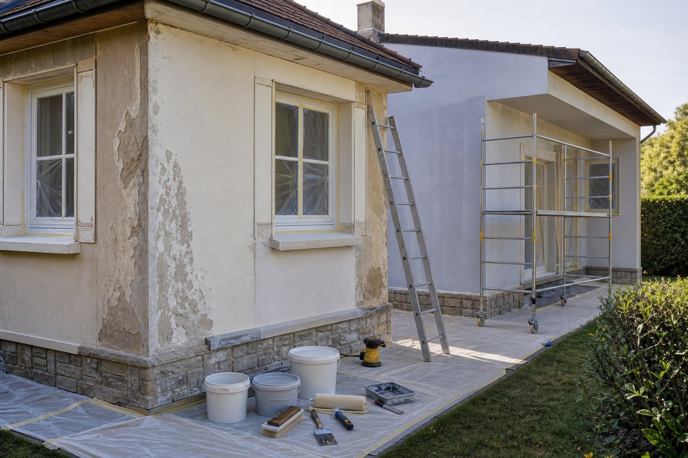 Guide local : peintre extérieur en Sarthe et travaux