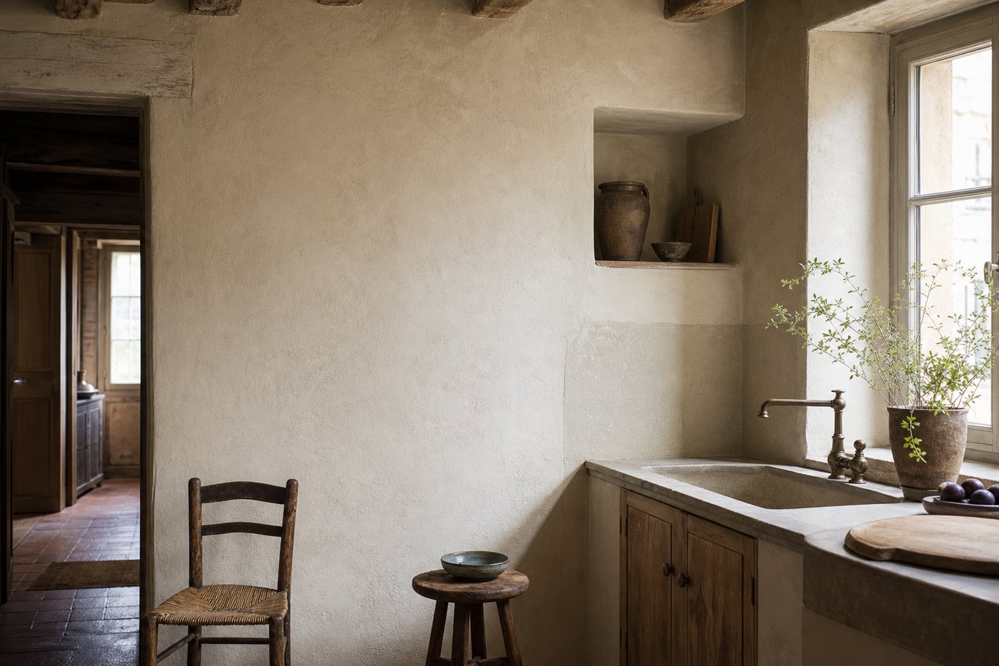 Peinture à la chaux sur mur ancien intérieur : bien choisir