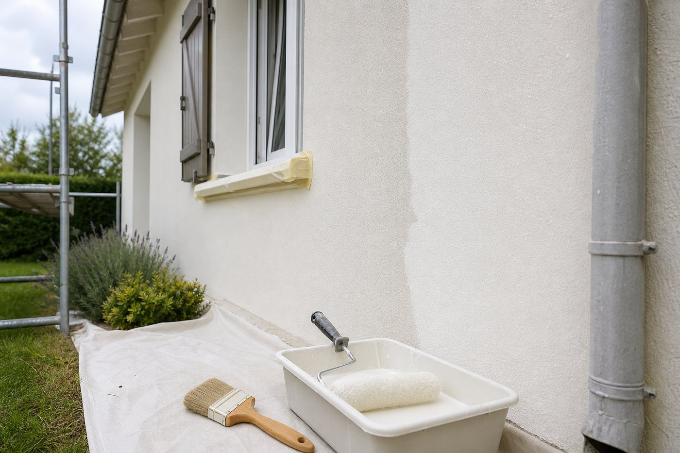 Peinture acrylique ou siloxane pour façade : comparer
