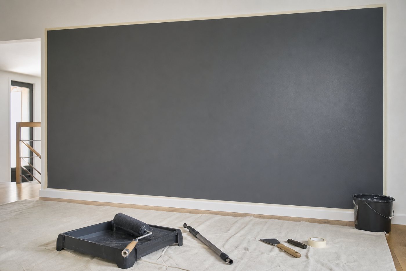 Peinture ardoise pour un mur de cuisine ou d’enfant