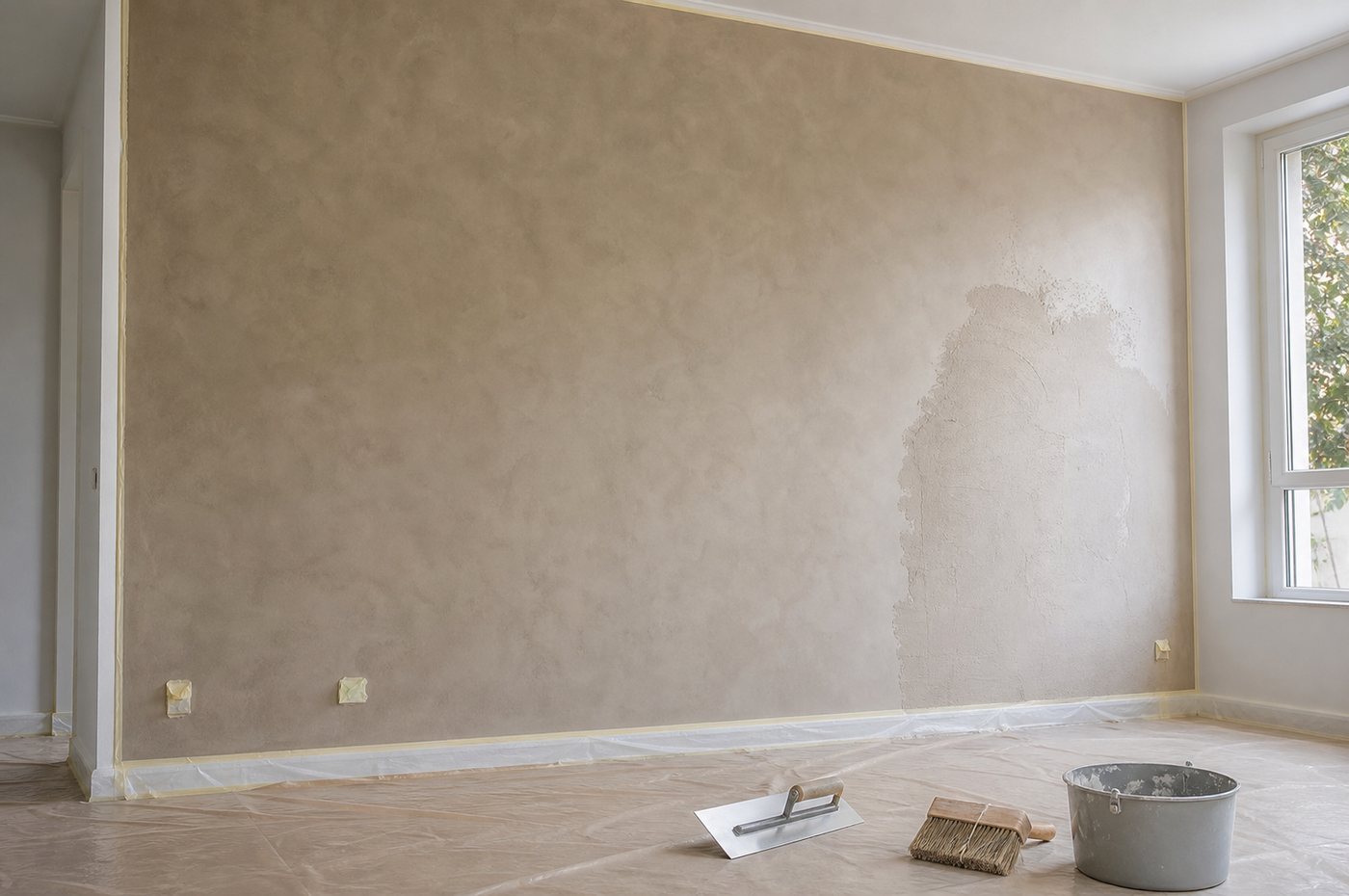 Peinture décorative Le Mans : effets et finitions murales