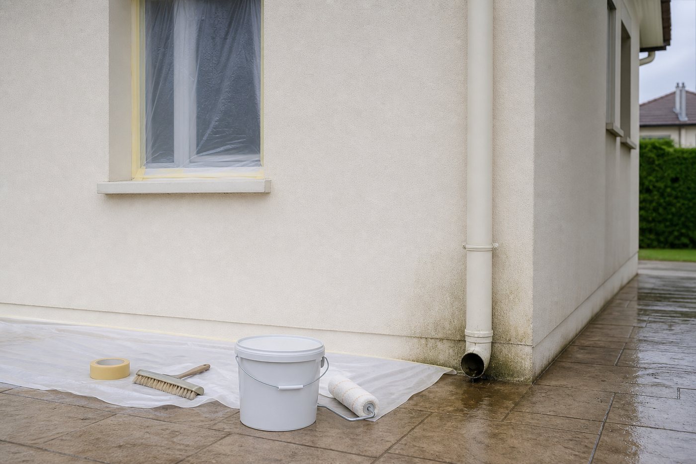 Peinture façade anti-mousse est-ce efficace