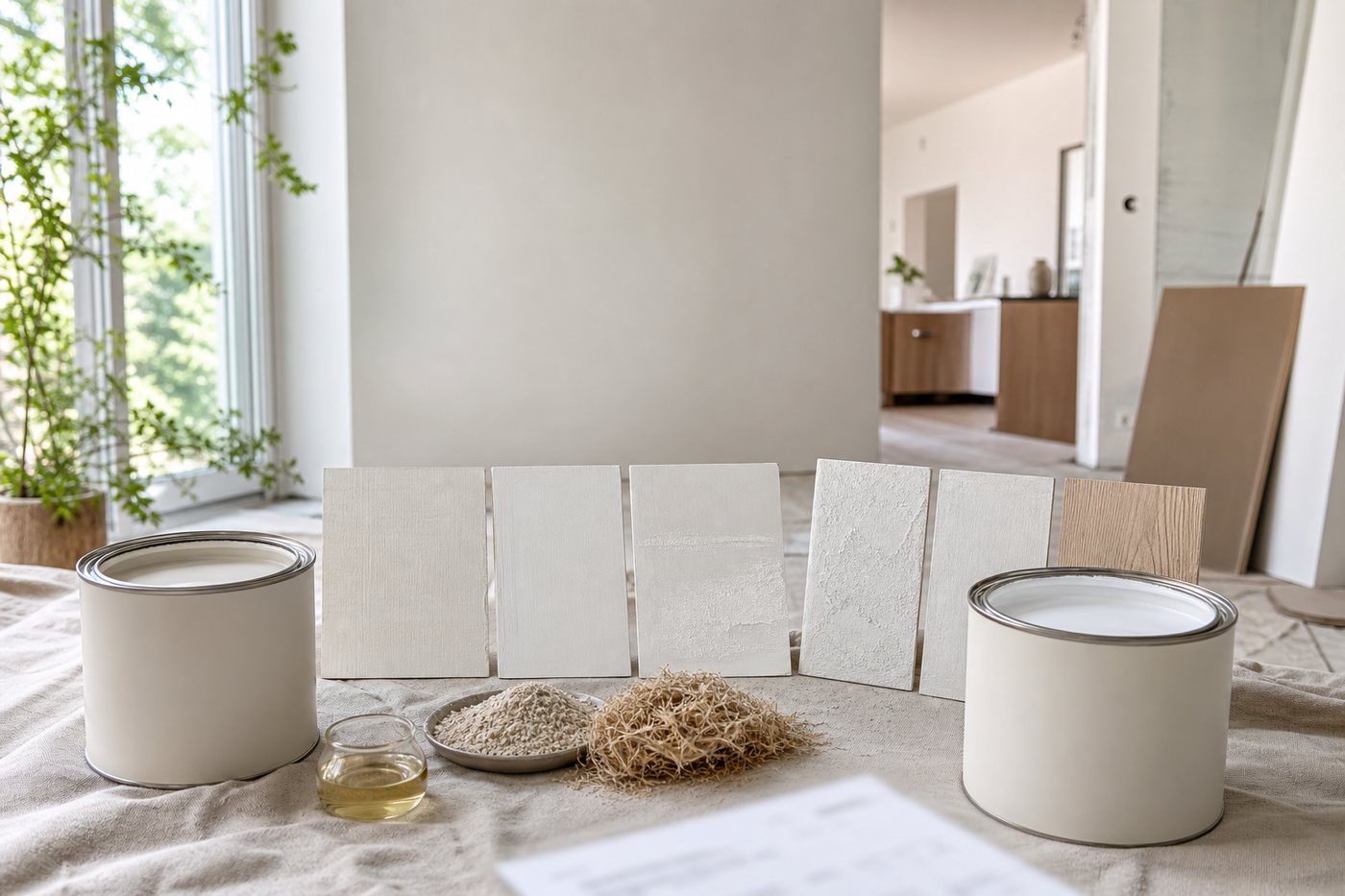 Peinture biosourcée ou naturelle pour l'intérieur