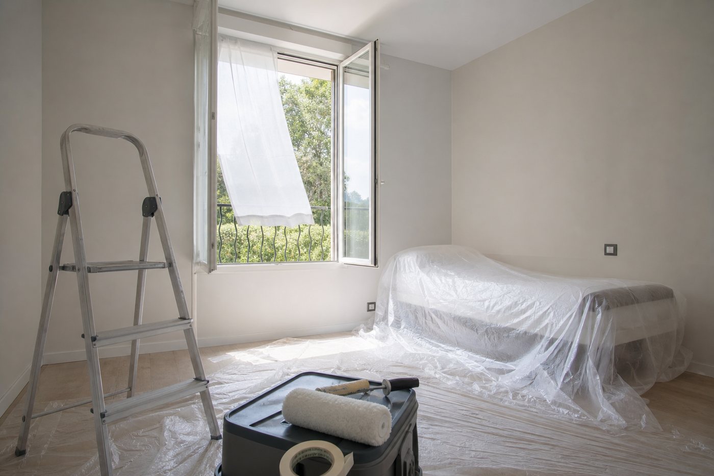 Peut-on dormir dans une chambre fraîchement peinte