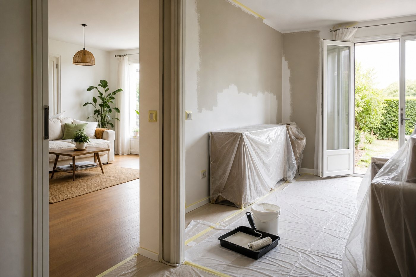 Peut-on habiter pendant des travaux de peinture ?