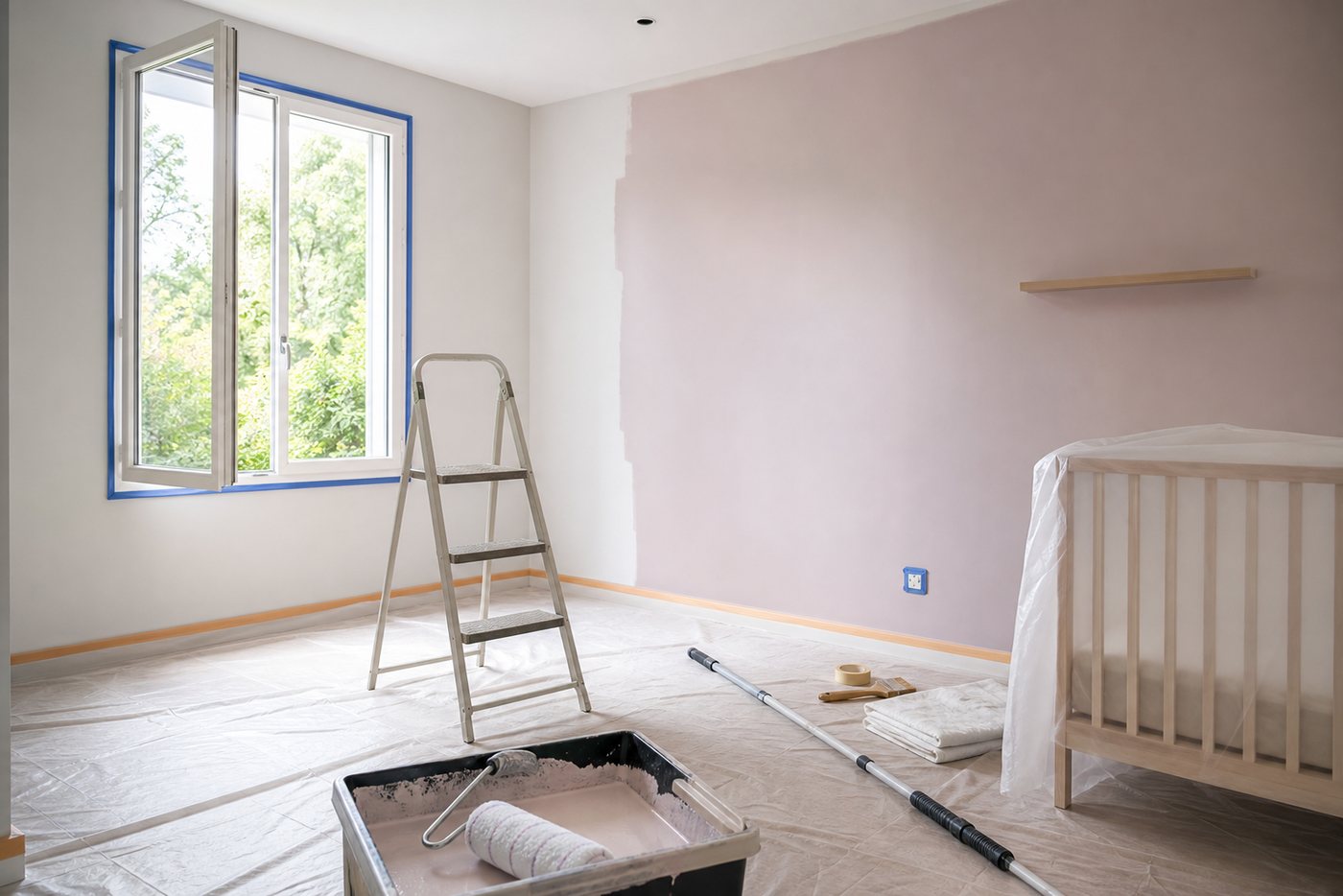 Peut-on peindre la chambre de bébé avant la naissance