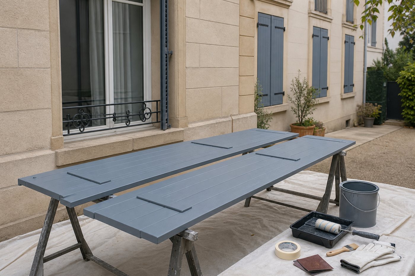 Repeindre ses volets d'une autre couleur en copropriété