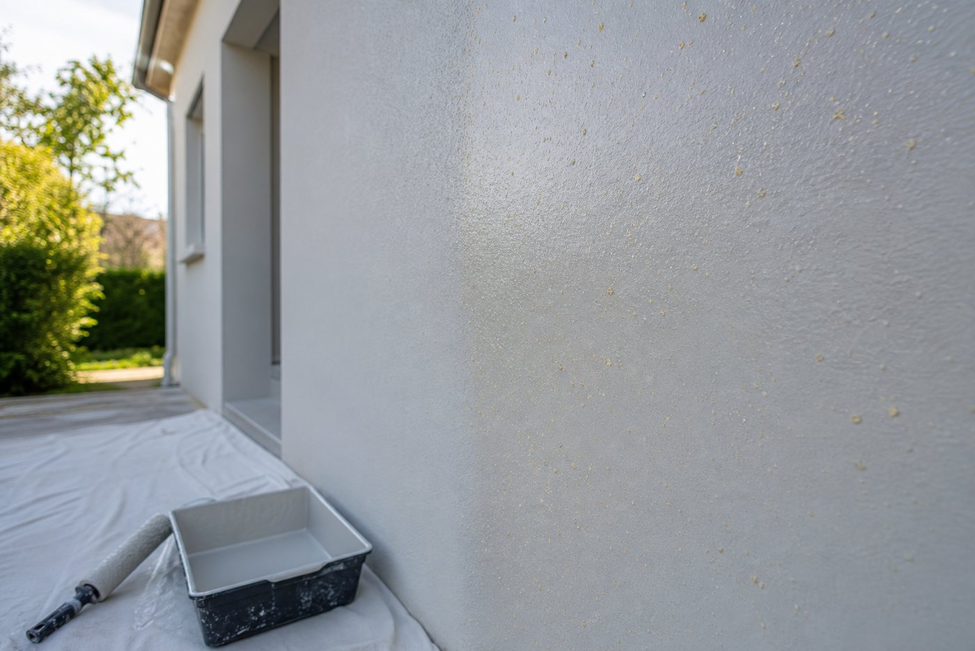 Pollen collé sur une peinture fraîche : le piège d'avril