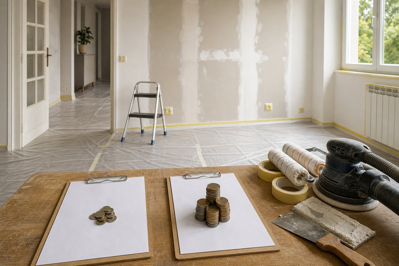 Un devis de peinture est plus cher qu'un autre
