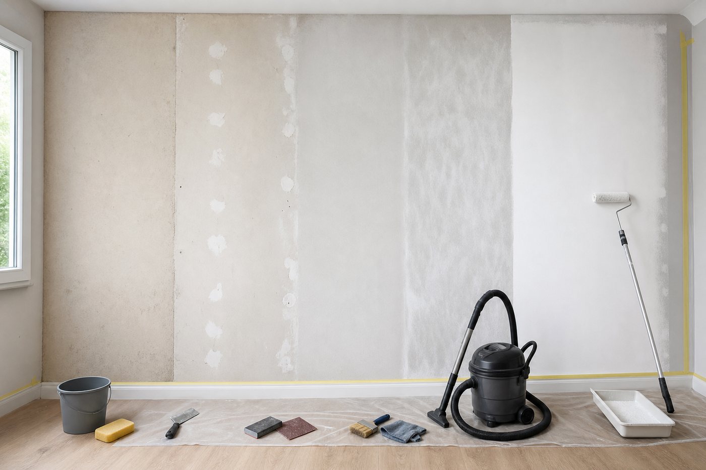 Préparer un mur avant peinture : les 6 étapes clés