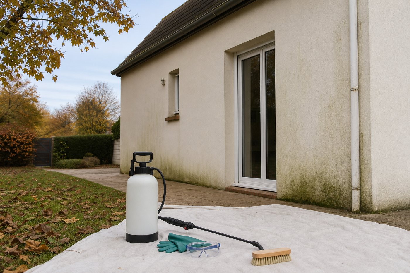 Produit anti-mousse façade quand l'appliquer