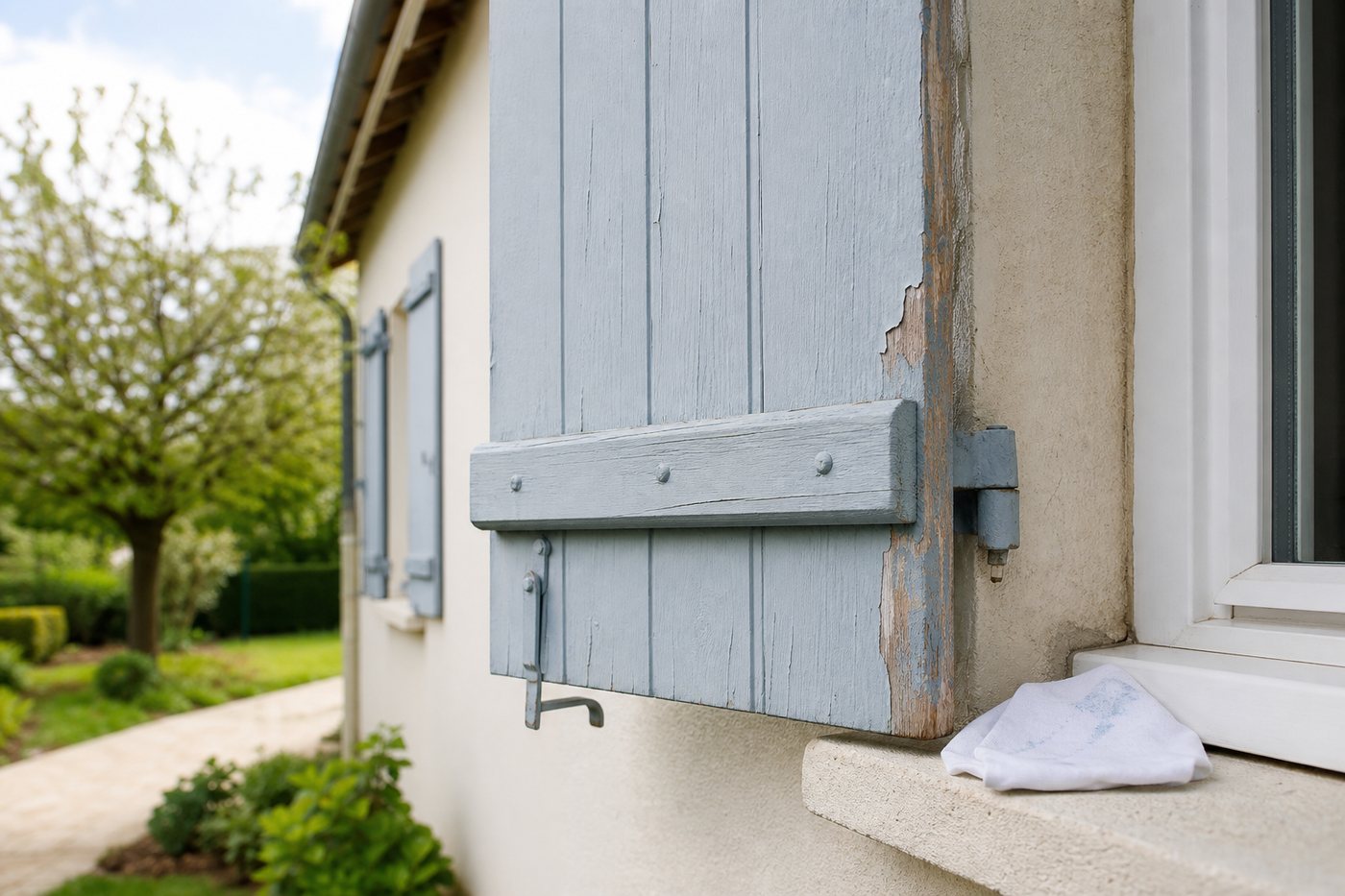 Entretien : quand repeindre ses volets en bois
