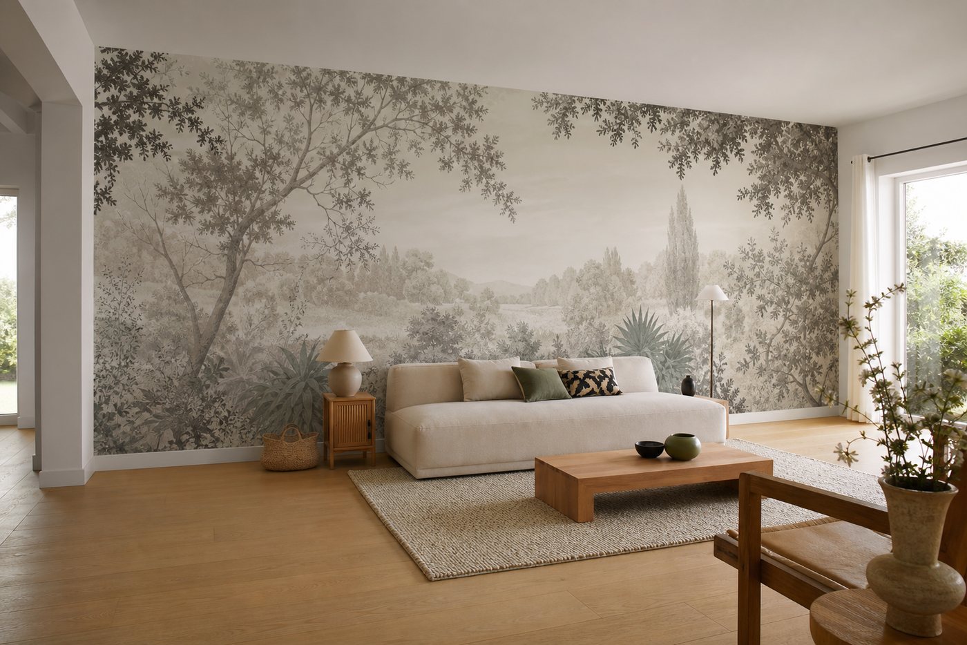 Quel mur choisir pour un papier peint panoramique