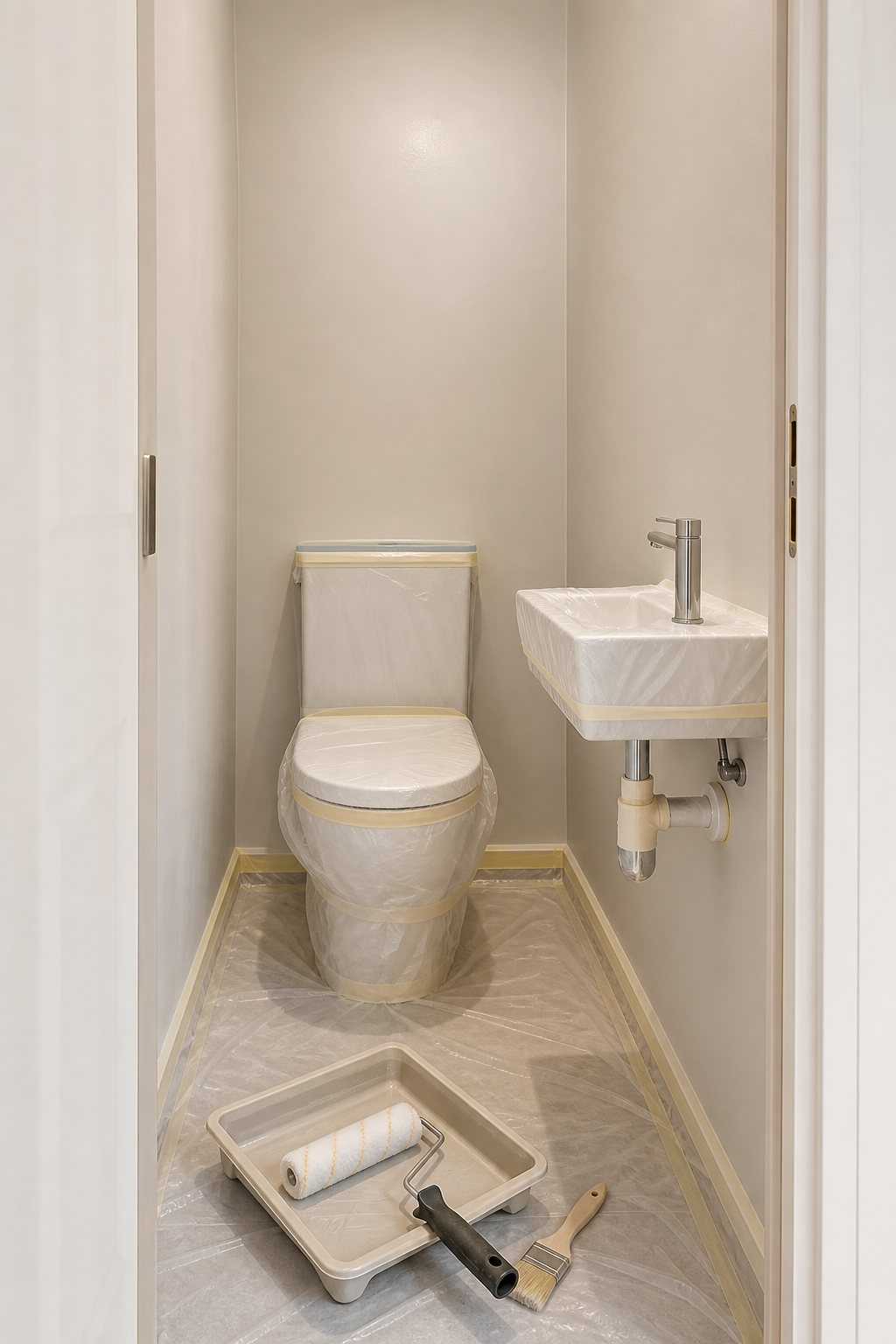 Quelle peinture pour des toilettes sans fenêtre ?