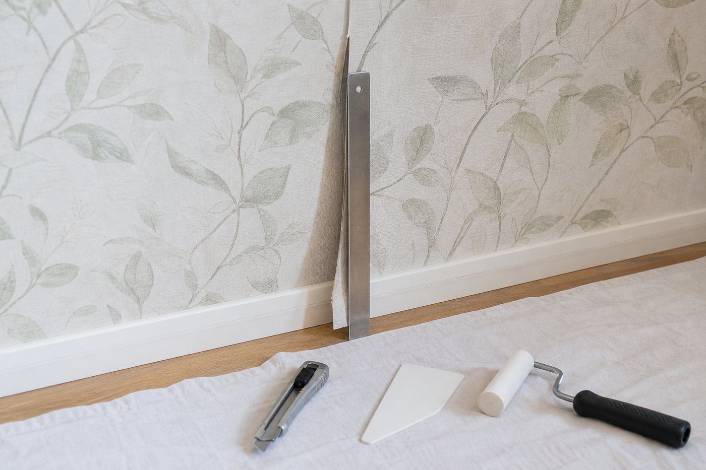Rattraper un raccord de papier peint raté