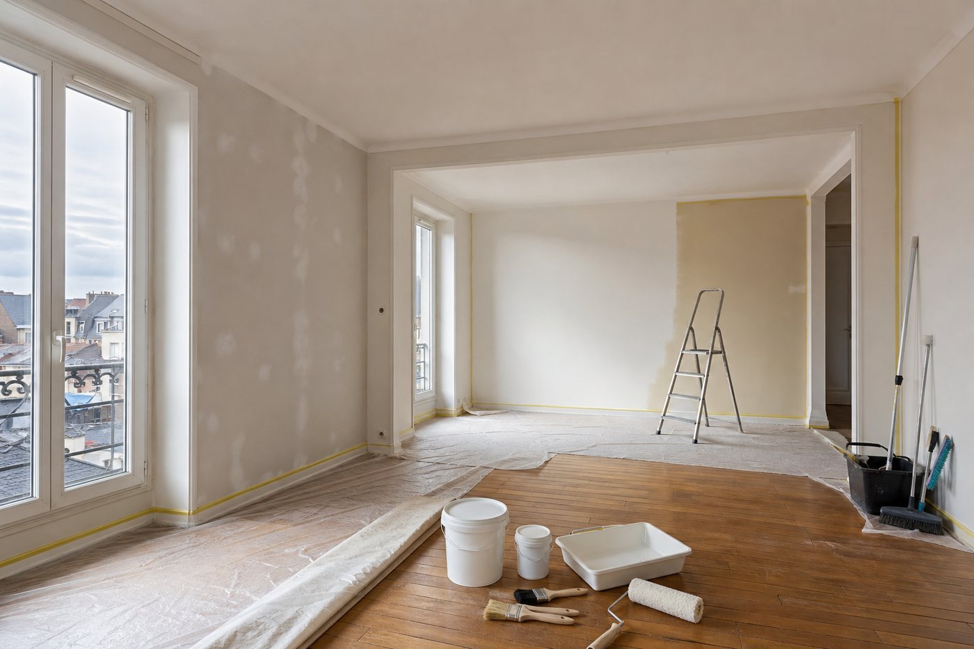 Repeindre un appartement avant location au Mans