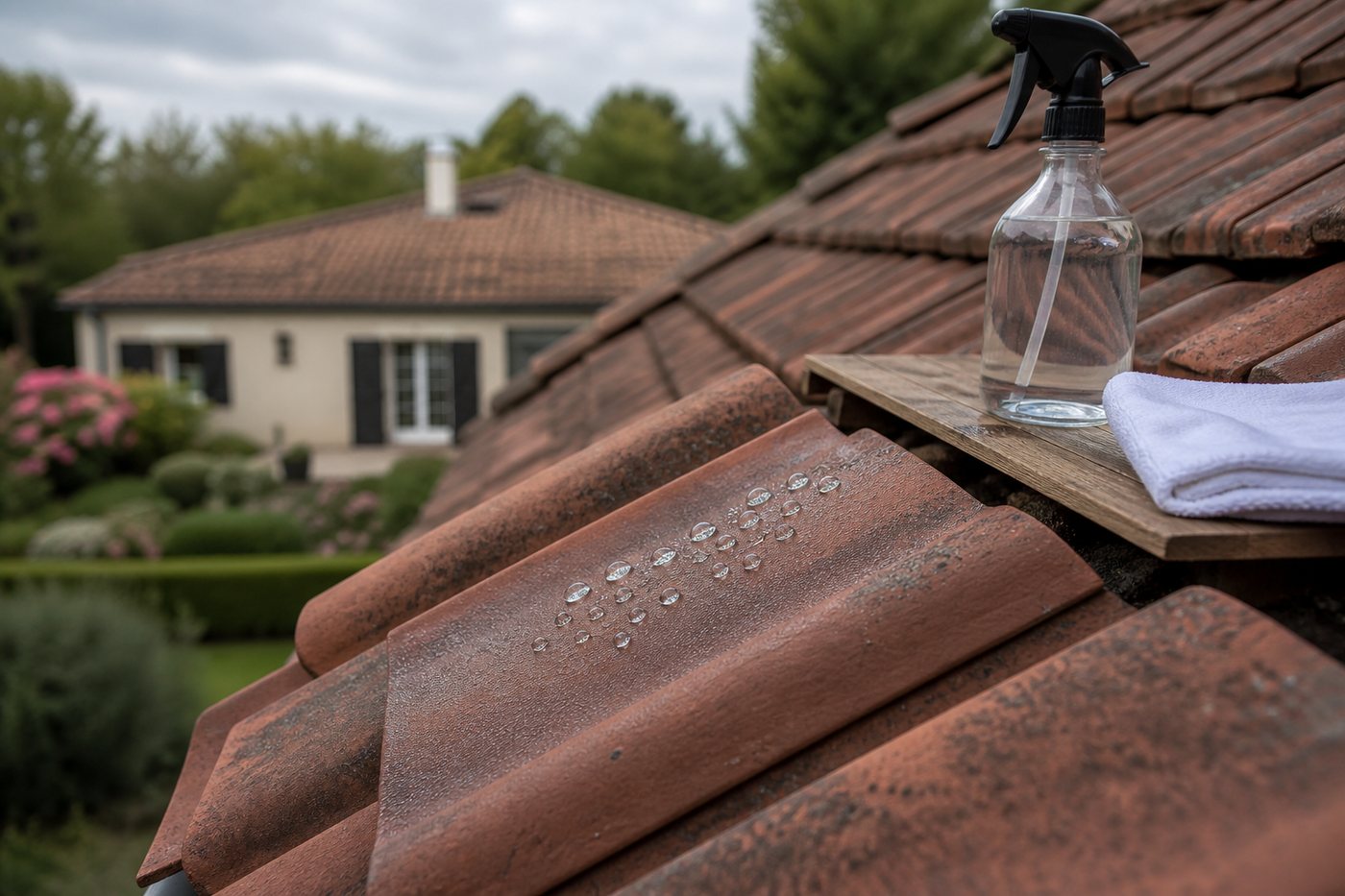 Savoir si l'hydrofuge de ma toiture est encore actif