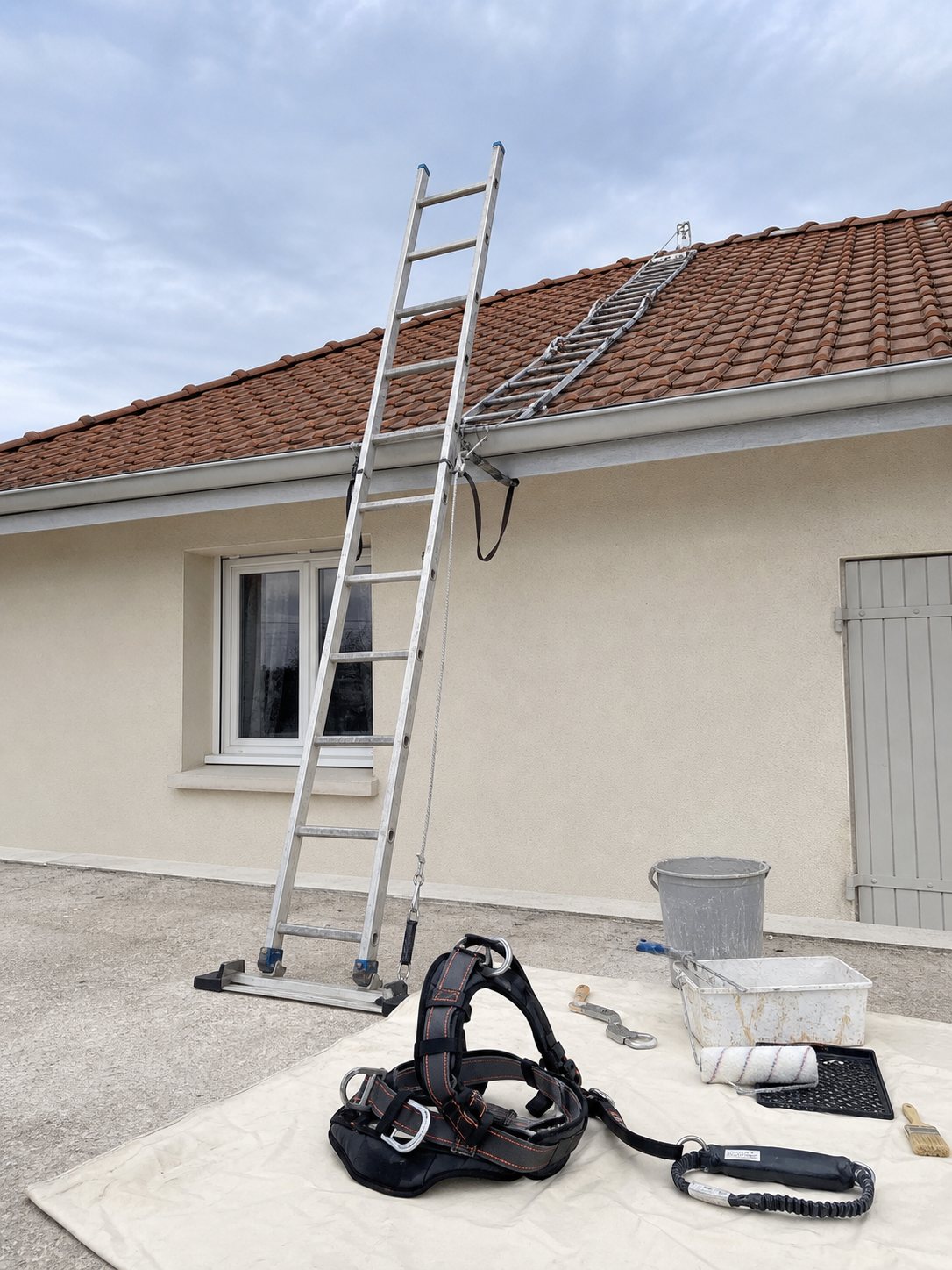Sécurité pour monter sur son toit