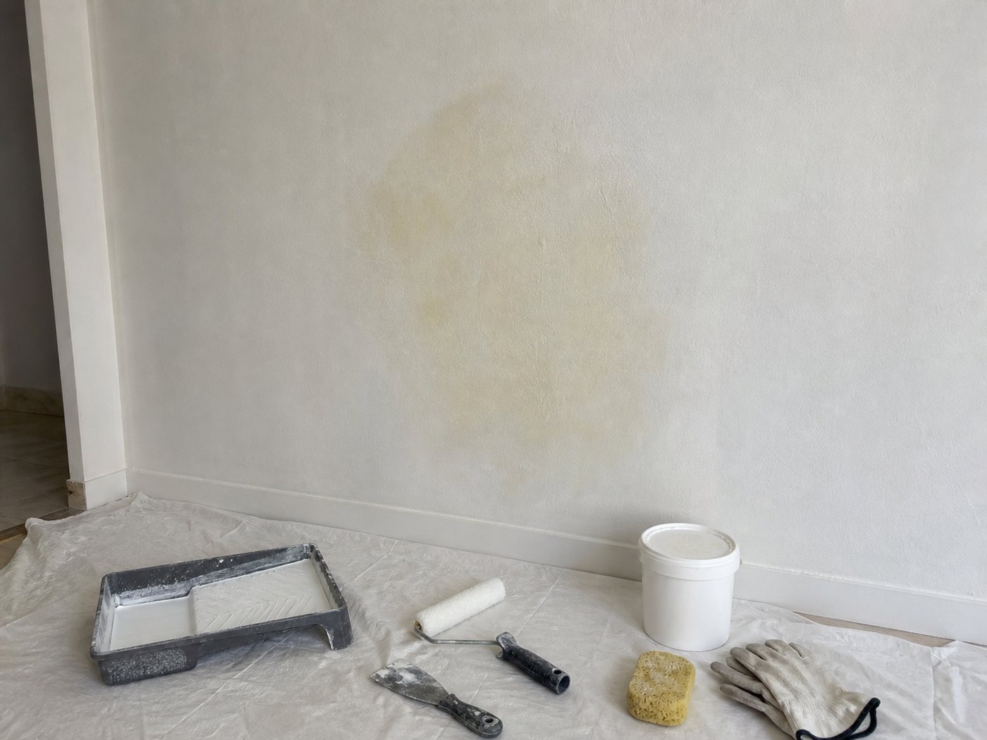 Tache de graisse qui revient après peinture : solutions