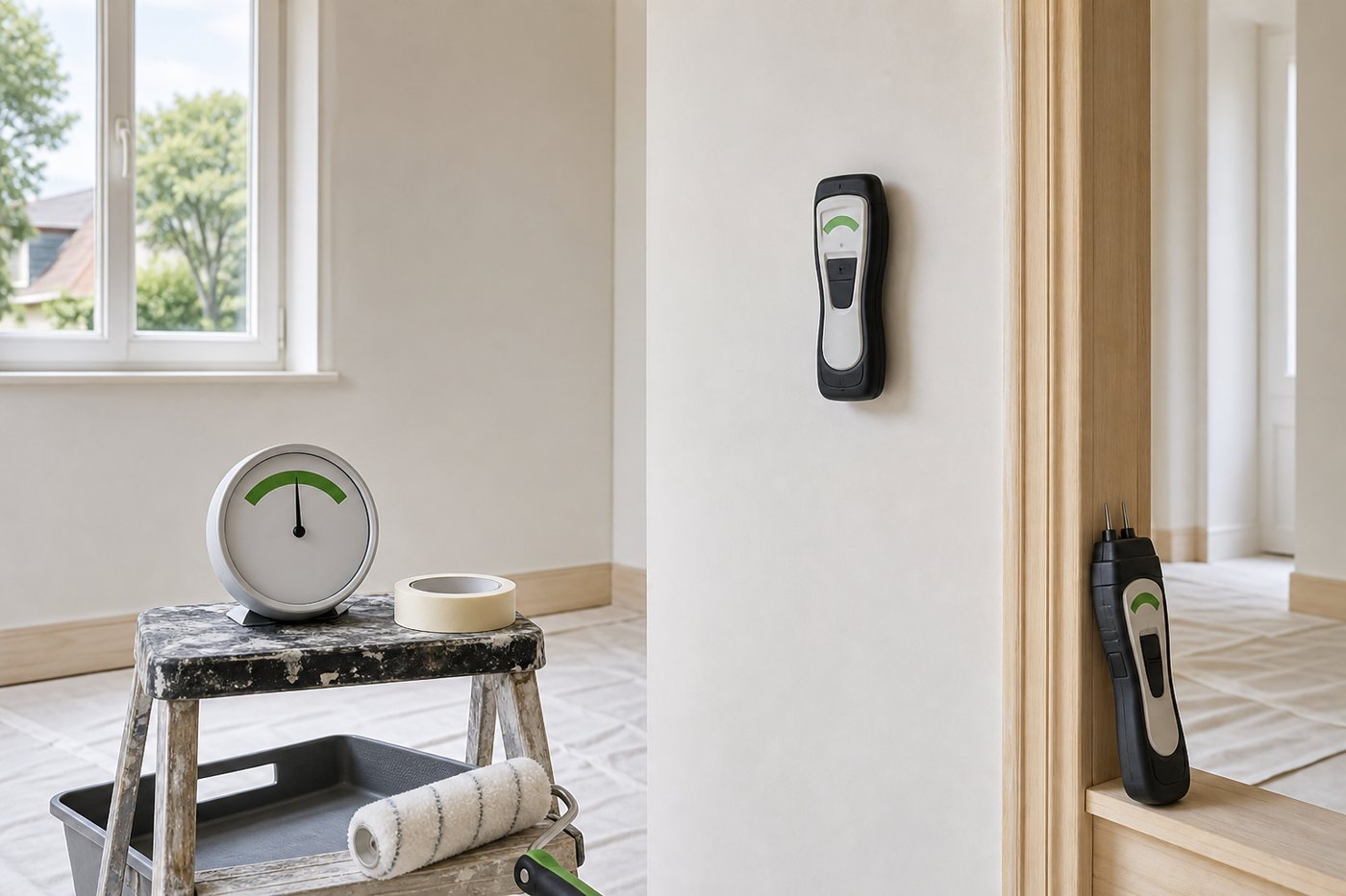 Taux d'humidité pour peindre une pièce