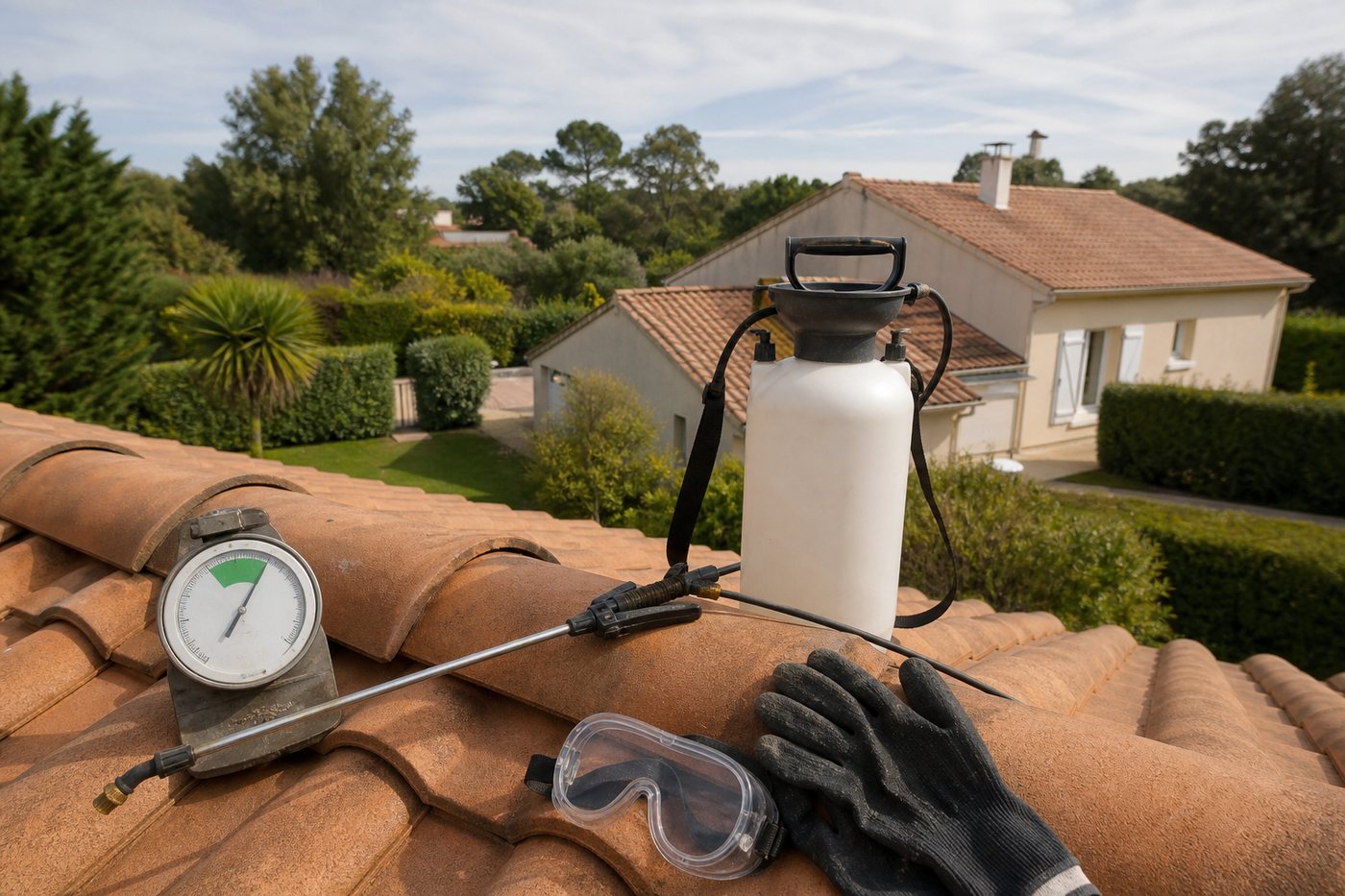 Température pour appliquer un hydrofuge toiture