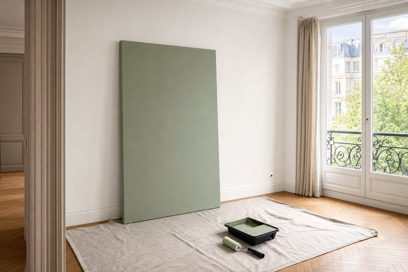 Tester une couleur de peinture avant de se décider